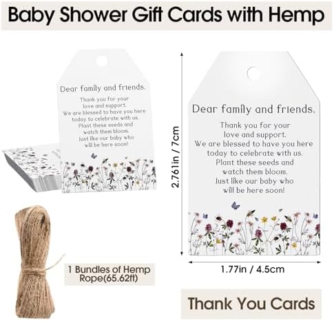 Fumete 25 Sets Wildflower Baby Party Favors for Guests, Bloom - Image 3