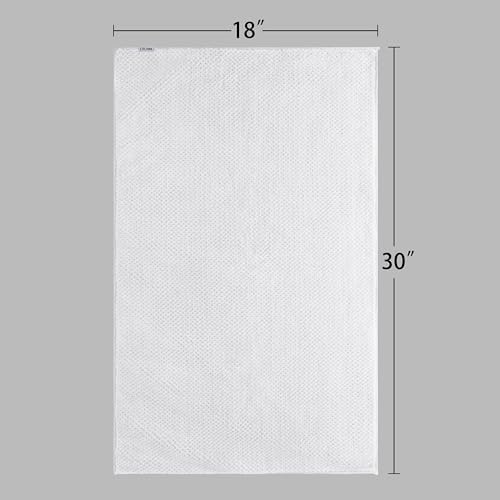 Fromm Softees Plush Bleachproof Microfiber Hair Towels, 6-Pack, White - Image 4
