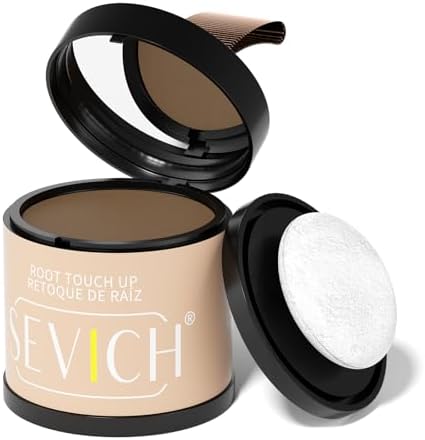 Sevich Hairline Powder 10g, Root Touch Up, Large Capacity, Light Brown by SEVICH