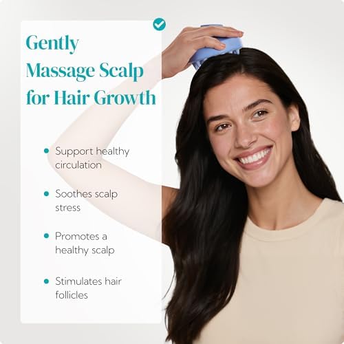 HEETA 2-Pack Large Scalp Massager Scrubber Shampoo Brush for Hair Growth - Image 2
