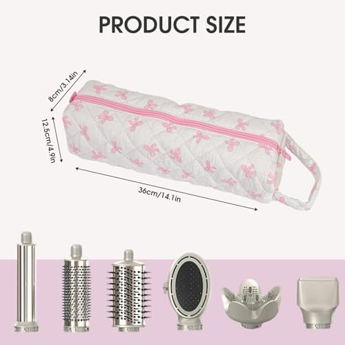 2PCS Quilted Hair Tools Bags Compatible with Dyson Airwrap Shark FlexStyle - Image 2
