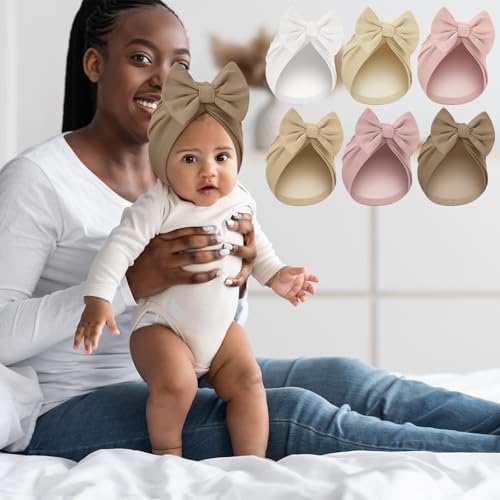 6 Pcs Newborn Satin Bonnet for Infant 0-6 Months - Image 6