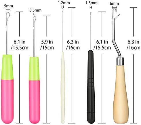 WILLBOND 13 Pcs Dreadlock Crochet Needle Tool Set for Hair Braiding - Image 5