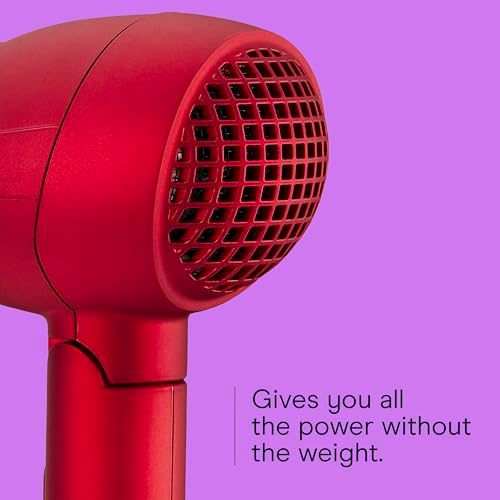 Conair Hair Dryer, Mini Pro, Travel, Folding Handle, Red - Image 5