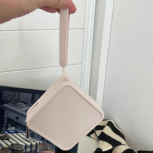 Silicone Mini Makeup Bag Pouch for Purse, Small Cosmetic Travel Bag Zipper Pouch Waterproof Cute Coin Purse Portable Makeup Storage Bag Travel Toiletry Organizers Bag for Women Girls - Image 3