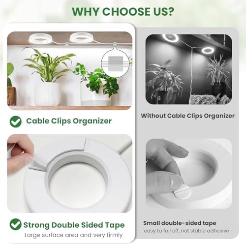 3.5" Grow Lights for Indoor Plants, 36W Full Spectrum Plant Light - Image 3