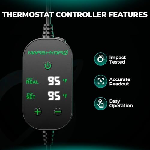 MARS HYDRO 48''x 20.75'' Seedling Heat Mat with Digital Thermostat - Image 4