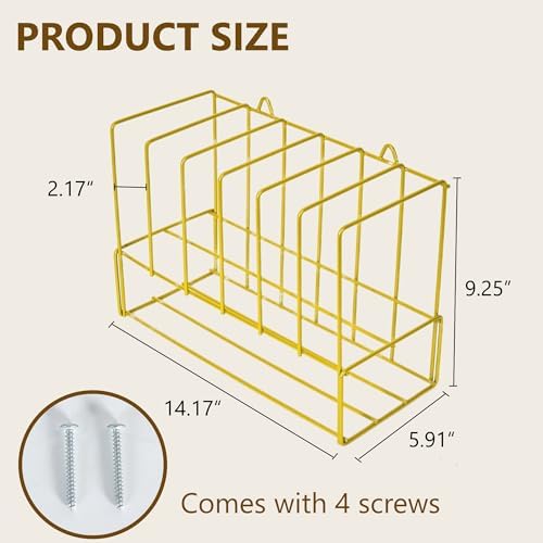 Meudid Hair Color Organizer for Salon - 2 PCS Metal Hair dye Tube Racks Storage Wall Mounted Cabinet Available - Image 2