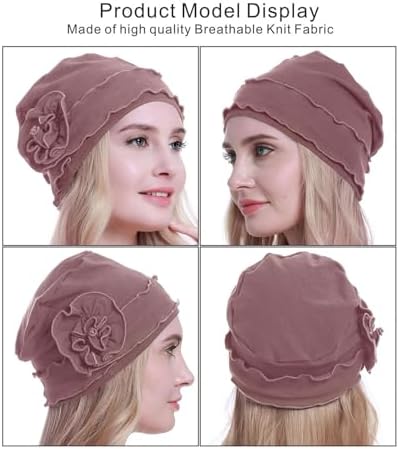 osvyo Chemo Headwear Turban Cap for Women - Cancer Beanie Hair Loss Sealed Packaging - Image 2