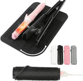Silicone Heat Resistant Mat for Hair Tools, 11" x 7.5", Black by Nulubuu