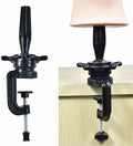Mannequin Head Stand for Table Cosmetology Manikin Training Head Stand Desk Table wig Clamp Adjustable Doll Head Stand for Canvas Head Holding Clamp（1Pcs） by WoWCFyyds