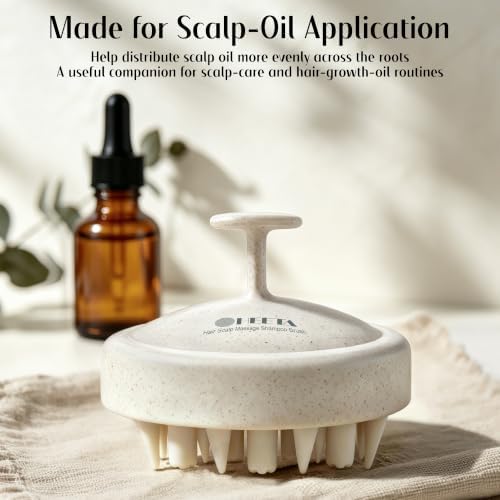 HEETA Scalp Massager Hair Scrubber Shampoo Brush Exfoliator for Hair Growth - Image 5