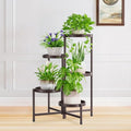 5 Tier Large Plant Stand Indoor Outdoor, 10 Inch Tray, Bronze by iDavosicly