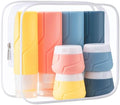 MODENGKONGJIAN Travel Bottles for Toiletries,TSA Approved Silicone Squeezable Travel Shampoo Bottles, 3oz Leak Proof Refillable Toiletry Cosmetic Containers （15 Pcs/Colorful） by MODENGKONGJIAN