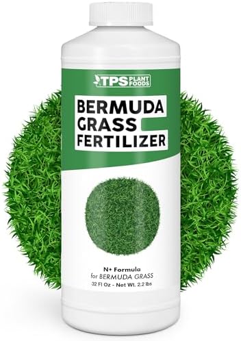 Bermuda Grass Fertilizer - Liquid Lawn Food for Thick Turf, 32 oz by TPSNutrients