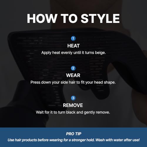 FORBEAUT DropSet Heat-Activated Side Hair Flattener for Men, No Chemicals - Image 7