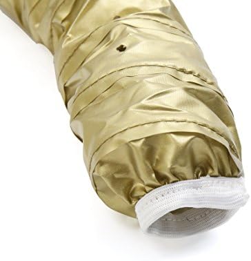 Ruilogod Gold Tone Polyester Portable Hair Drying Styling Soft Bonnet Hood Blow Dryer Connect Cap (id: ce2 edc 0a0 01c 8cd - Image 4