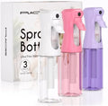 3 Pack Continuous Spray Bottle for Hair, 6.8 OZ Ultra Fine Mister Sprayer by Unknown