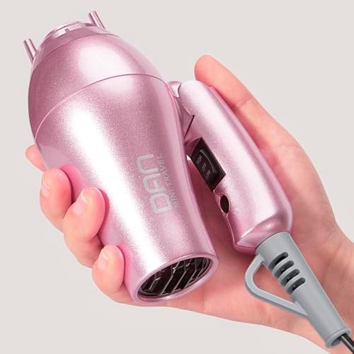 DAN Auto Dual Voltage Hair Dryer,Hair Blow Dryer,Compact Folding Blower - Image 2