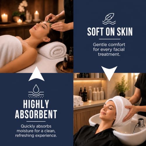 Bulk 72-Pack Professional Salon Spa & Wellness Towels, 16" x 27", White - Image 3