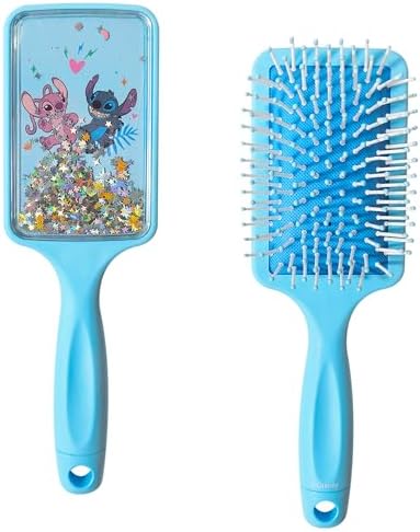 LUV HER Lilo & Stitch Kids' Detangling Confetti Hair Brush - with Stitch & Angel, Gentle on Wet & Dry Hair - Ideal for Kids Ages 3+ - Makes Hair Care Enjoyable and Simple by LUVHERKIDS