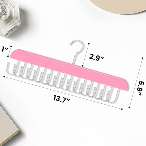 Hair Extension Hanger Weft Organizer Stand for Clip-in Styling Washing Storage Rack Display Mount Accessories Pink 16-Tooth Braiding Wig Holder - Image 2