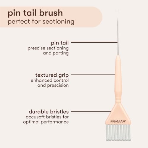 Framar Family Hair Color Brush Set, Hair Dye Brush Kit – 3 Pack Neutral - Image 5
