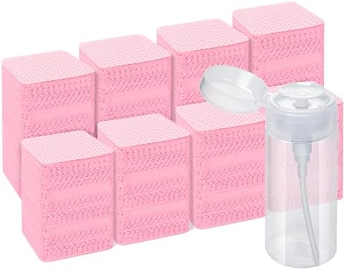 1080PCS Lint Free Nail Wipes with Pump Dispenser by Seonggong