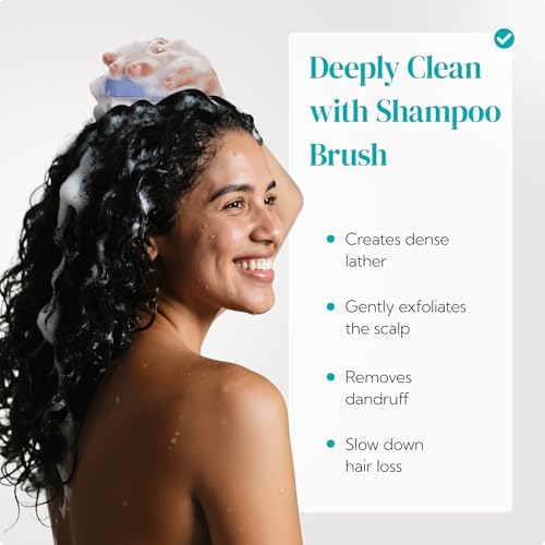 HEETA 2-Pack Large Scalp Massager Scrubber Shampoo Brush for Hair Growth - Image 3