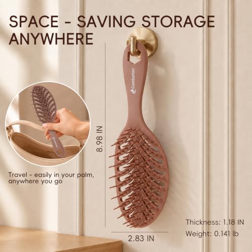 Vented Detangling Hair Brush – Fast Blow Drying, All Hair Types - Image 5