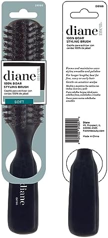 Diane 100% Soft Boar Bristle Styling Brush - Image 4