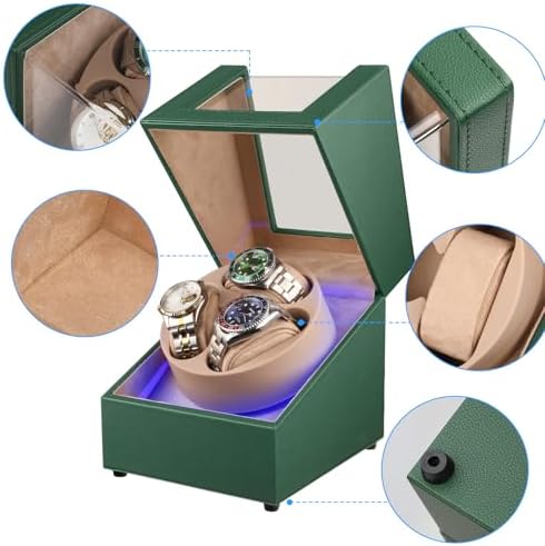 Anyasun 3 Watch Winder for Automatic Watch,Japanese Quiet Motor - Image 6