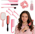 12-Piece Hair Brush Set with Detangling Brush and Hair Spray Bottle, Pink by Unknown