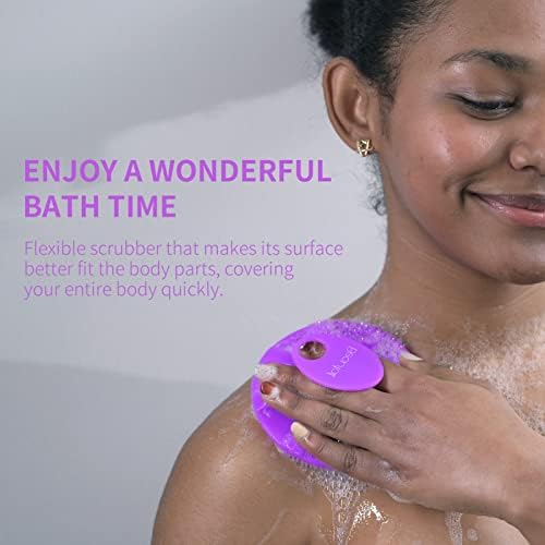Silicone Body Scrubber, BEAUTAIL Gentle Exfoliating Shower Brush for Body - Image 5