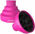 KingKam Collapsible Silicone Hair Diffuser, Fit 1.575-1.968 inch Nozzle by KingKam