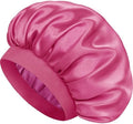 Satin Silk Bonnet for Hair, Double Layer Sleep Cap for Men & Women by Doitory