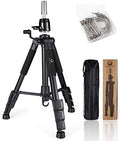 Wig Stand Tripod with Non-Slip Base Adjustable Mannequin Head Stand with Hook Heavy Duty Manikin Head Tripod (Pack of 12) by QISHI+YUHUA