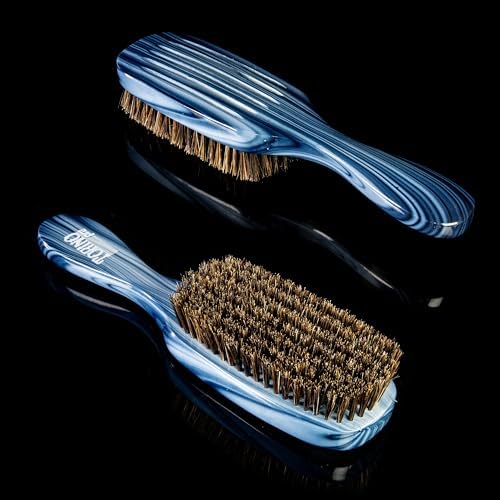 Torino Pro Wave Brush #8749-7 Row Medium Soft bristles -100% Pure Boar Bristles - Great Workhorse for laying down your 360 Waves - Image 6