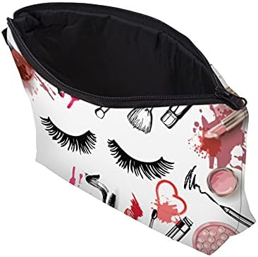 Deanfun Makeup Case Small, Cosmetic Zipper Bag Waterproof for Purse Mini, Women Cute Traveling Accessories Pouch for Ladies Thanksgiving Gifts(D2-55243) - Image 6