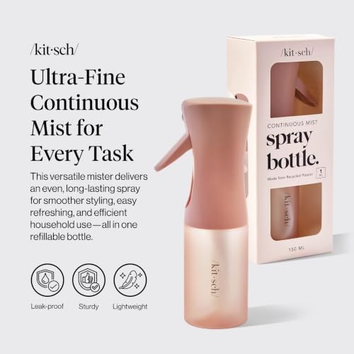 Kitsch Continuous Spray Bottle for Hair – Terracotta, 150ml - Image 2