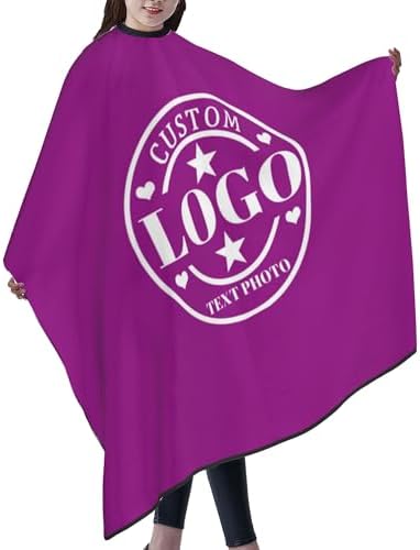Custom Barber Cape Customized Haircut Capes Logo Text Photo Salon Hairdressing Apron for Home and Barbershop - Image 3