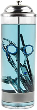 Salon Disinfectant Jar - Shatterproof Acrylic - Barber Comb Sterilizer Jar by SalonSupplyCo