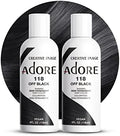 Adore Semi Permanent Hair Color, 118 Off Black, 4 Fl Oz (2 Pack) by Adore