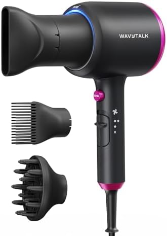 Wavytalk Blown Away Ionic Hair Dryer with Diffuser for Curly Hair by wavytalk-HairTalks