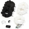 Pocket Scrunchies Holder Secret Hidden Compartment Items Velvet Hair Scrunchies Storage with Zipper Pocket for Women by Ivyu