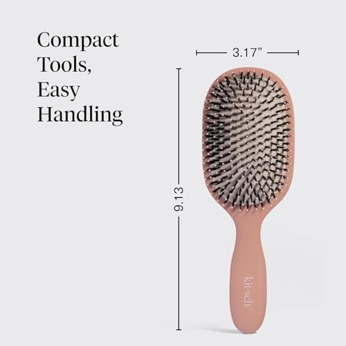 Kitsch Smooth & Polish Hair Brushes For Women and Men - Terracotta - Image 4