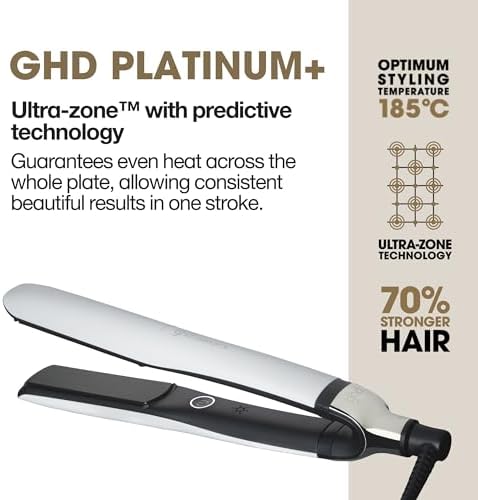 ghd Platinum+ Styler ― 1" Flat Iron Hair Straightener, Professional Ceramic Hair Styling Tool for Stronger Hair, More Shine, & More Color Protection - Image 4