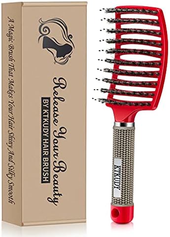Pain-Free Detangling Brush for Women & Kids, Wet & Dry Hair, All Hair Types by KTKUDY