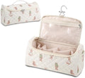 GISMTR Quilted Hair Tools Travel Case, Cotton Portable Storage Bag with Hanging Hook for Hair Curler Accessories, Cute Dustproof Travel Organizer by GISMTR