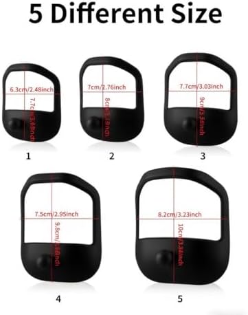 5 PCS Beard Shaper Set for Men - Goatee Shaper, Beard Lineup Tool, Beard Template & Stencil, Versatile Face Hair Styling Tool - Image 5